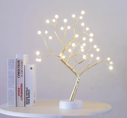 1 pezzo luce notturna con design albero