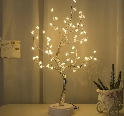 1 pezzo luce notturna con design albero