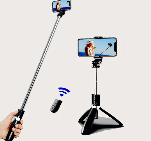 Treppiede Bluetooth per selfie con telecomando