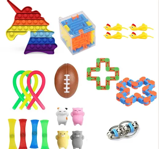 22 pezzi set giocattolo antistress