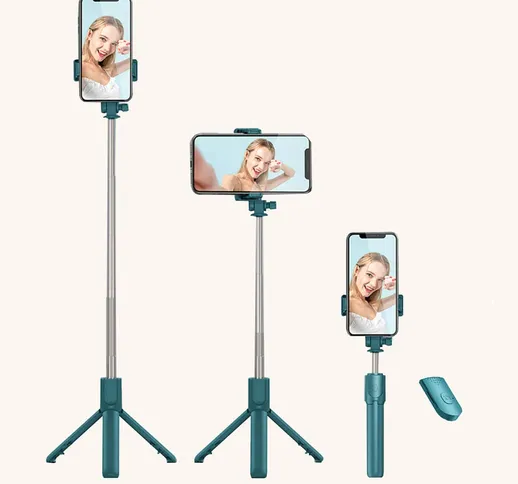 Treppiede per bastone selfie Bluetooth con telecomando