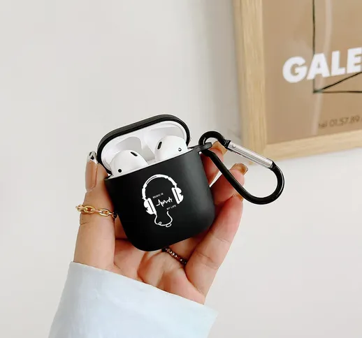 Custodia per AirPods con stampa cuffie