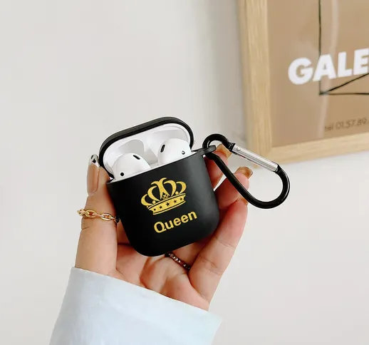 Custodia per AirPods con stampa Queen Crown