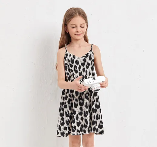 Vestiti da ragazza Leopardo Casual