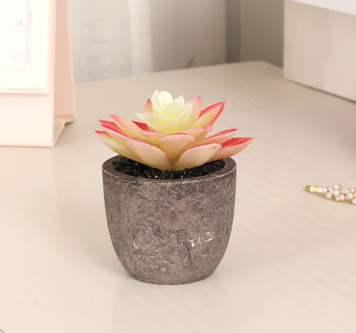 1 pezzo succulente in vaso artificale