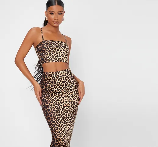 Abbigliamento donna a due pezzi Leopardo Sexy