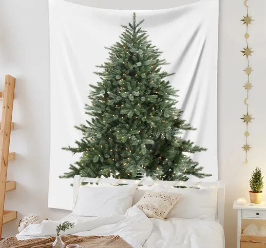 Arazzo Natale con stampa albero