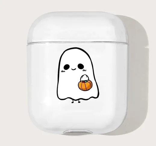 Custodia per Airpods Halloween fantasma modello
