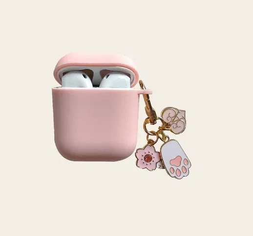 Custodia per Airpods gatto artiglio pendente decorato