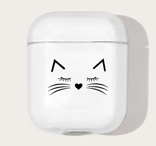 Custodia per Airpods con modello gatto