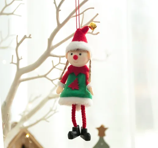 1 pezzo bambola albero di Natale con stampa ritratto decorativo