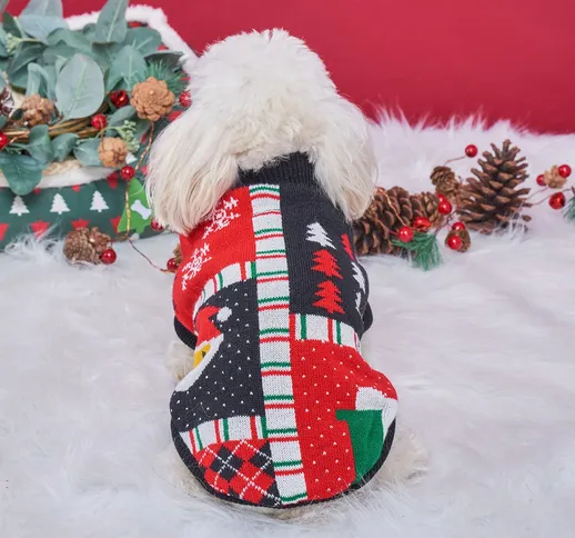 Maglione albero di Natale per animale domestico