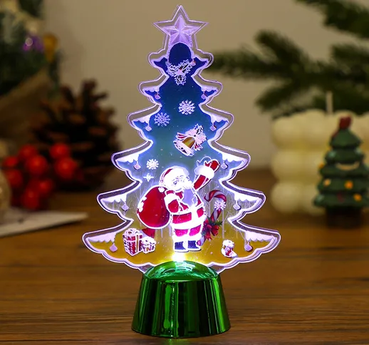 Luce notturna albero di Natale