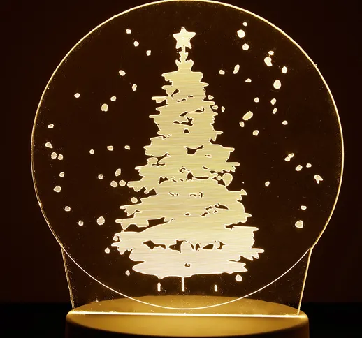 1 pezzo luce decorativa albero di Natale