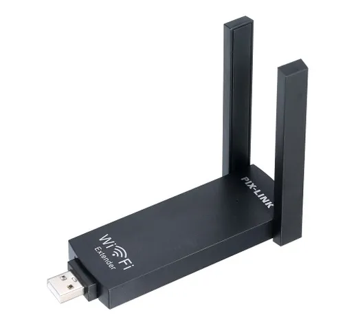 Adattatore WiFi USB wireless per supporto PC Solo banda singola 2.4G (fino a 300 Mbps) / 2...