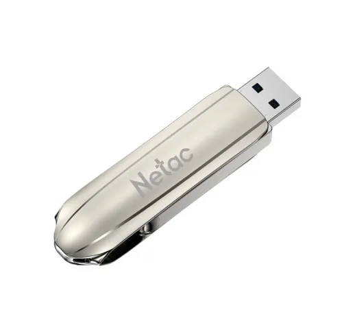 Netac U389 Chiavetta USB 256 GB USB3.1 Gen1 Disco U in lega di zinco Trasmissione ad alta...
