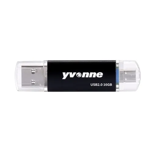 yvonne YT601-2 USB2.0 U Disk 64GB OTG Doppie porte Unità flash USB multifunzionale per tel...