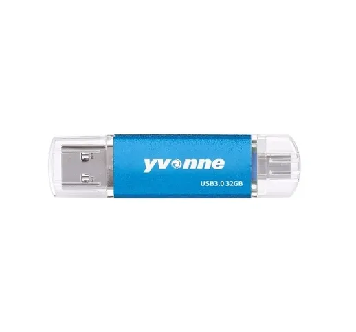yvonne YT601-3 USB3.0 U Disk 64GB OTG Doppie porte ad alta velocità Unità flash USB multif...