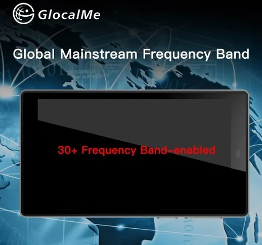 GlocalMe G4 4G WiFi Router Schermo HD Rete veloce WiFi mobile Hotspot Banca di alimentazio...