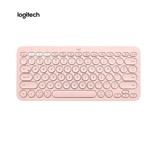 Tastiera Logitech K380 Wireless Bluetooth 3.0 Tastiera EASY-SWITCH Connessione multi-dispo...