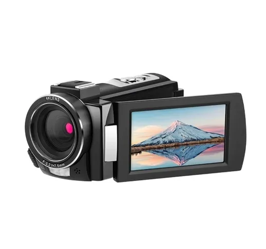 Videoregistratore DV Andoer HDV-AE8 4K WiFi Videocamera digitale