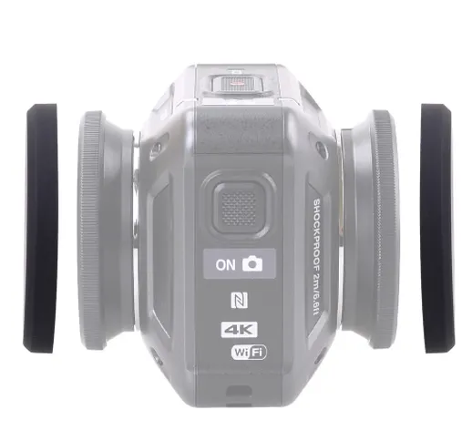 Silicone protettiva Lens Cap e Immersione copriobiettivo per Nikon KeyMission 360 Camera