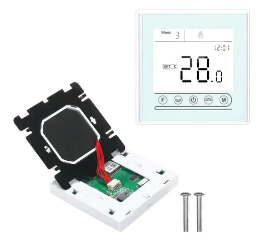 Regolatore di temperatura programmabile Tuya WiFi Smart Thermostat per riscaldamento elett...