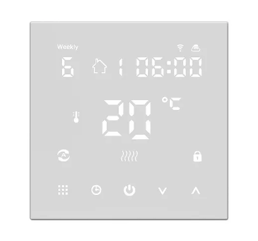 Tuya Wifi HY607 Display digitale Termostato intelligente Termostato per riscaldamento a pa...