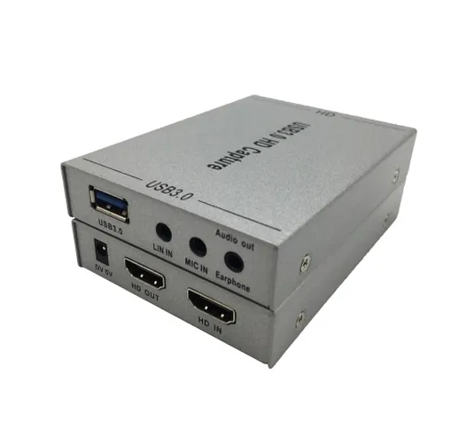Scheda di acquisizione per videogiochi USB 3.0 per Live Stream Broadcast Box Scatola di ac...