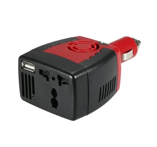 Convertitore di tensione automatico da 150 W DC 12V a AC 110V Convertitore di tensione per...