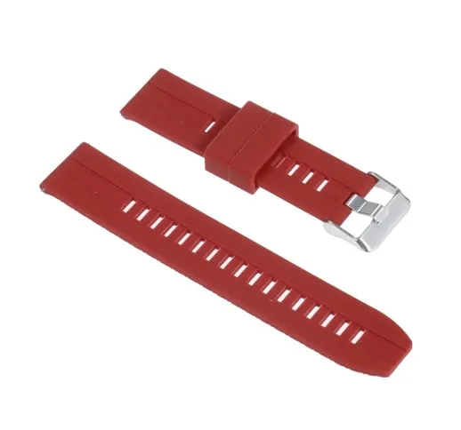 Cinturino per orologio in silicone da 22 mm Cinturino per orologio a sgancio rapido con fi...