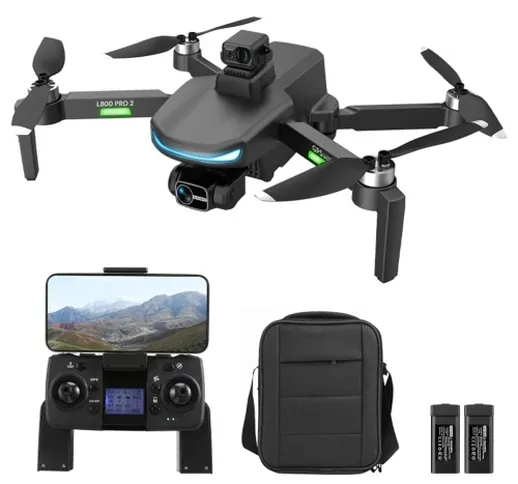 L800 PRO 2 5G WIFI FPV GPS 4K Fotocamera RC Drone 3 assi Gimbal 25 minuti Tempo di volo Ev...
