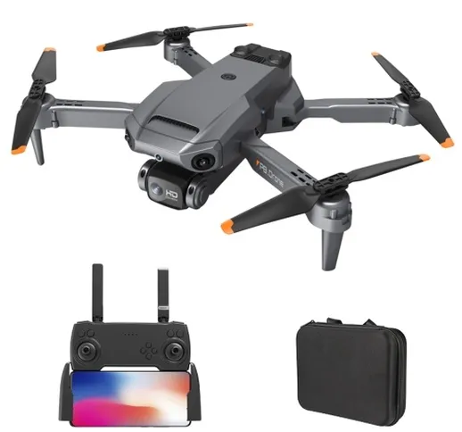 P8 4K Camera Drone Dual Camera RC Quadcopter con obiettivo ESC 4 lati Evita gli ostacoli W...