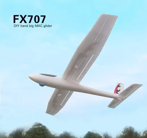 FX707S Aereo Lancio a mano Aereo da aliante Aereo da lancio Schiuma morbida Aeroplano Mode...