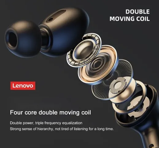 Auricolari Lenovo LP3 Pro Bluetooth 5.0 Auricolari wireless con microfono Power Display di...