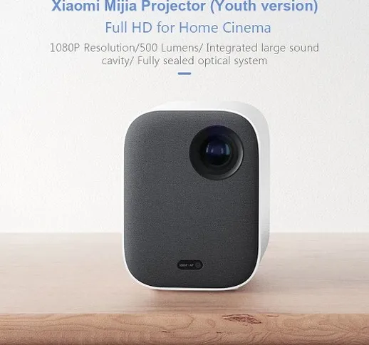 Xiaomi Mijia Youth Version Mini proiettore 1920 * 1080 Supporto 4K Video 500 ANSI Lumen Fu...