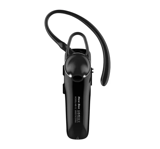 NEW BEE Auricolare Bluetooth senza fili Auricolare con cancellazione del rumore Microfono...