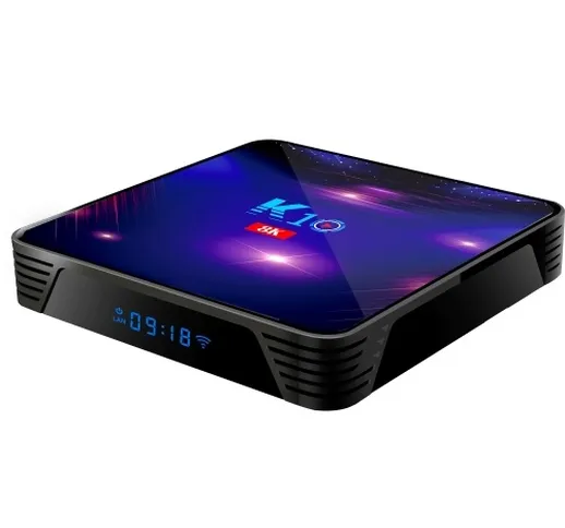 K10 Smart TV Box Android 9.0 8K Decodifica video UHD 4K Media Player Amlogic S905X3 4GB /...