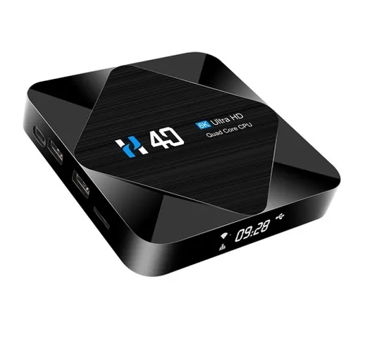 H40 Android 10.0 Smart TV Box Allwinner H616 Quad-core UHD 4K Media Player 6K HDR10 H.265...