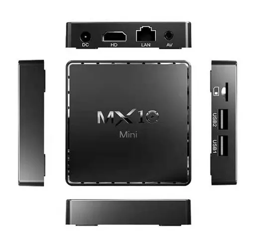 MX10 Mini Android 10.0 Smart TV Box UHD 4K Media Player Allwinner H313 Quad-core H.265 VP9...