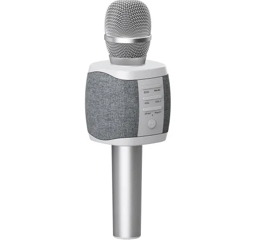 TOSING 027 Microfono karaoke wireless Altoparlante Bluetooth 2-in-1 Canto e registrazione...
