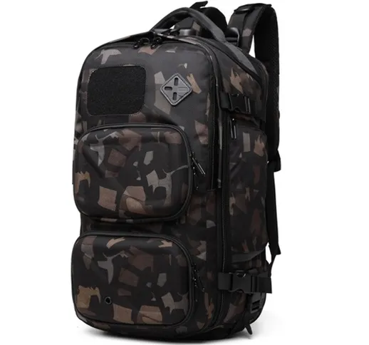 ozuko New Style Outdoor Backpack Man USB Antifurto Zaino da viaggio impermeabile multifunz...