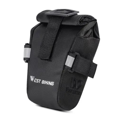 WEST BIKING Borsa per bicicletta Mountain Bike Bici da strada Pieghevole Borsa posteriore...