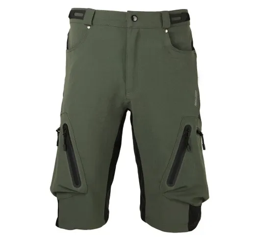 Arsuxeo larghi pantaloncini ciclismo biciclette bici MTB pantaloni pantaloncini Loose Fit...