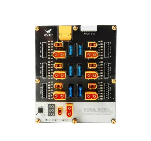 HGLRC Thor 6 Port Lipo Batteria Balance Charger Board Pro 40A XT60 XT30 Plug 2-6S integrat...