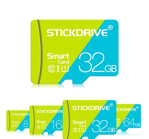 StickDrive 8 GB 16GB 32GB 64GB Scheda di memoria TF ad alta velocità da 128 GB classe 10 c...