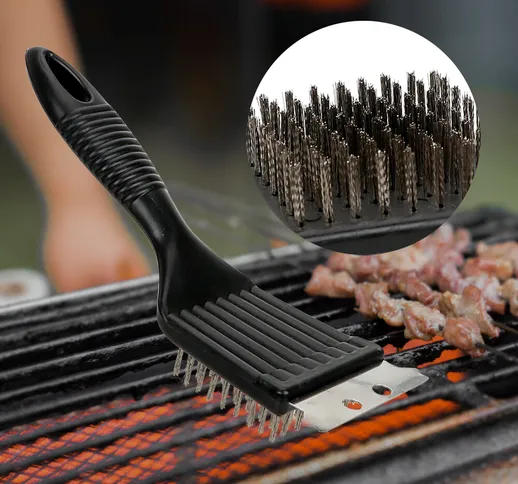 Pulizia setole filo cucina Spazzole Pulizia griglia barbecue Pennello Pulizia barbecue Str...