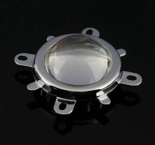 90 ° 50mm lente + Collimatore a riflettore + staffa fissa per DIY 20-100W LED lampada Bead