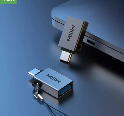 MIIIW USB Type-C Adattatore OTG Type-C a USB 3.0 Convertitori di cavi per Macbook per Sams...