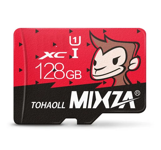 Mixza Year of Monkey Edizione limitata 128GB U1 TF Micro Memory Card per Digital fotografi...